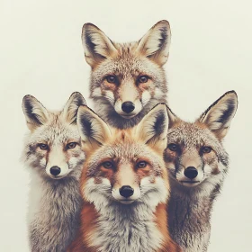 Fox Family Portrait