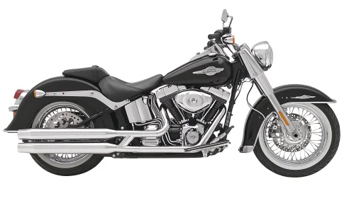 Motorcycle with Chrome Details