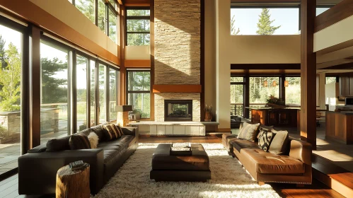 Sunlit Modern Living Space