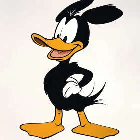 Classic Daffy Duck Animated Pose