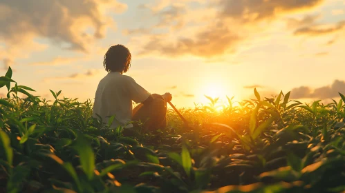 Sunset Serenity in the Countryside