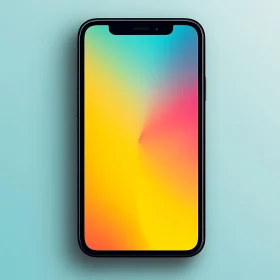 Modern Phone with Gradient Screen