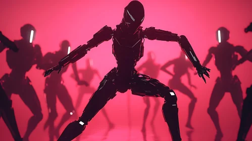 Cyborgs in Formation: A Futuristic Dance