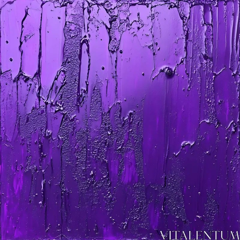 Purple Textured Abstract Art AI Image