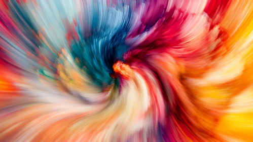 Abstract Swirl of Colors