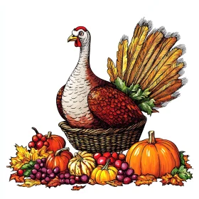 Autumn Bounty with Turkey