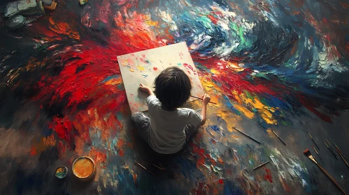 Creative Child Painting