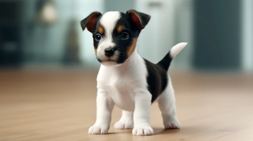 Adorable Jack Russell Terrier Puppy | Photorealistic Detailing
