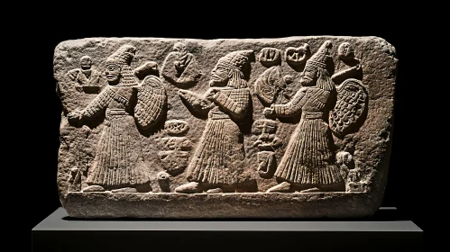 Mesopotamian Carved Stone Relief