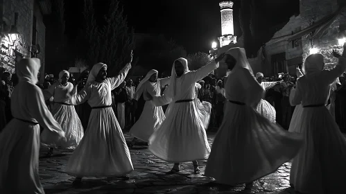 Whirling Dervishes in a Mystical Dance