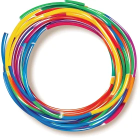 Rainbow Tubes Circle