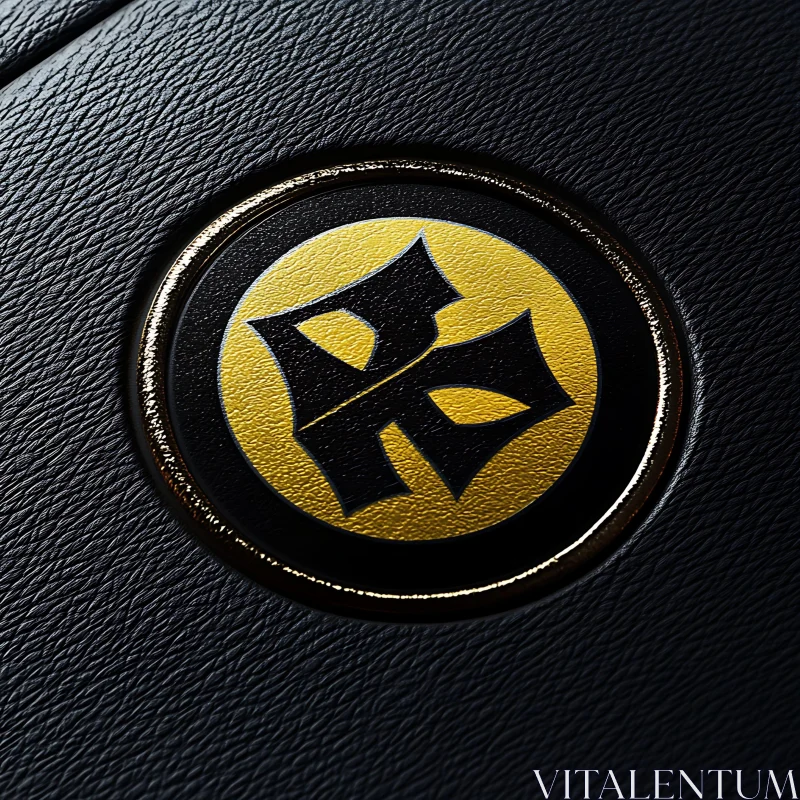 AI ART Luxury Design with Gold Emblem Detail