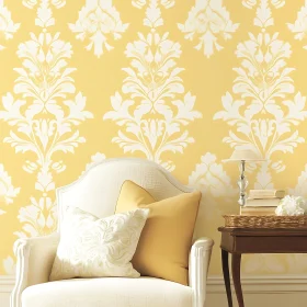 Sophisticated Interior Design with Patterned Wall