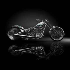 Reflective Motorcycle Art