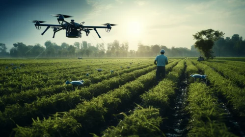 Farmer and Drone: A Blend of Agriculture and Technology