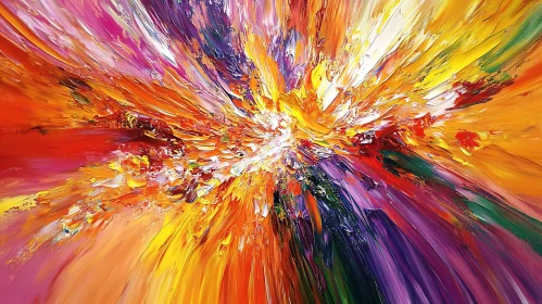 Colorful Swirling Abstract Art