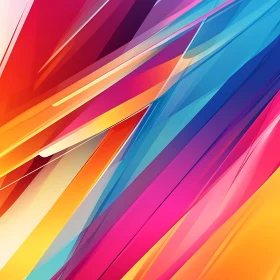 Vivid Abstract Composition of Colors
