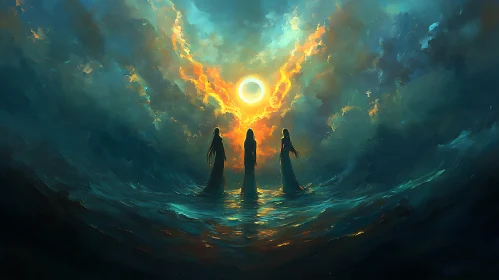 Figures in the Sea of Light