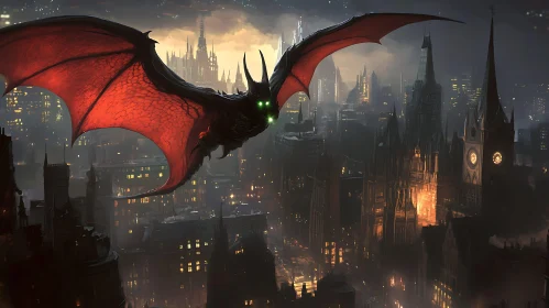 Gothic Dragon Night Flight