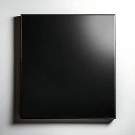 Contrast and Simplicity: Black Rectangle Art