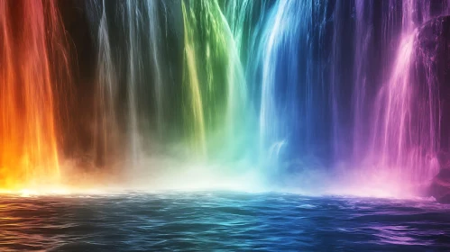 Rainbow Falls: A Symphony of Colors