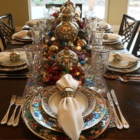 Ornate Table Decor with Fine China