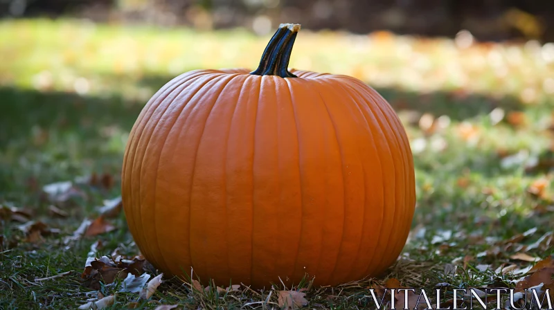 Harvest Pumpkin Still Life AI Image