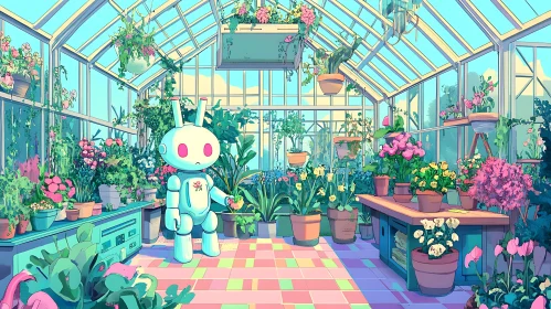 Robotic Caretaker Nurturing Greenhouse