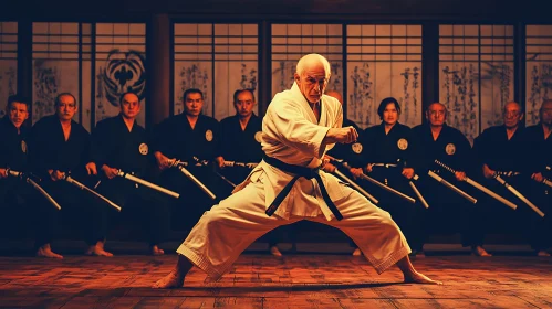 Martial Arts Training Session with Master
