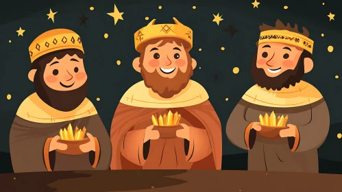 Epiphany Holiday Illustration
