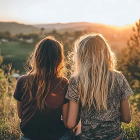 Sunset View with Friends