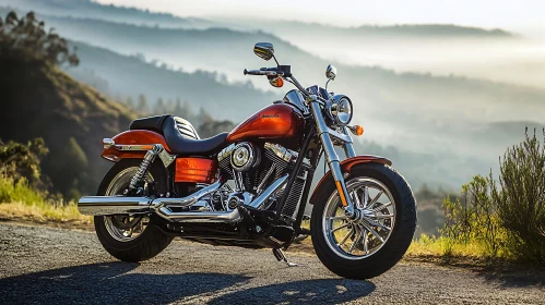 Motorcycle Ride in the Mountains