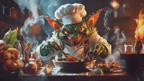 Fantasy Goblin Cooking