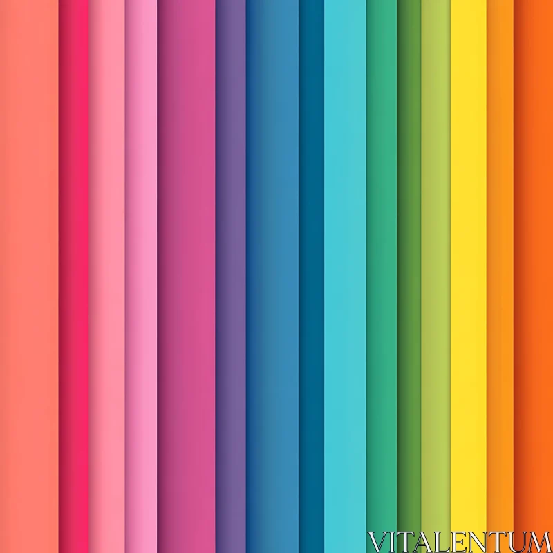 Spectrum of Colors Abstract Background AI Image