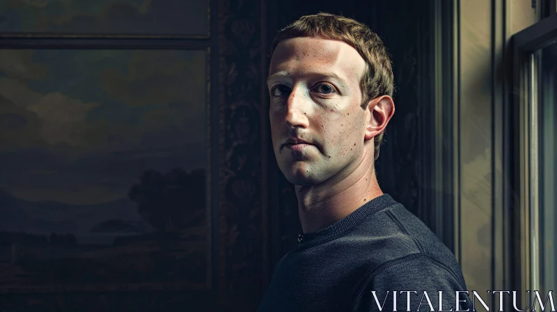 AI ART Mark Zuckerberg Artistic Photo