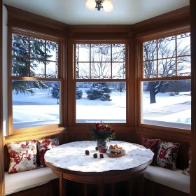 Cozy Winter Interior Scene