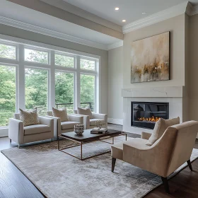 Modern Living Room with Natural Light