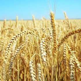 Ripe Wheat Field in Summer