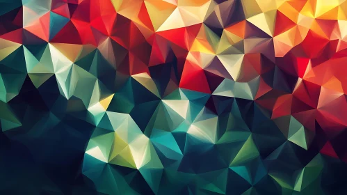 Colorful Polygonal Abstract Design