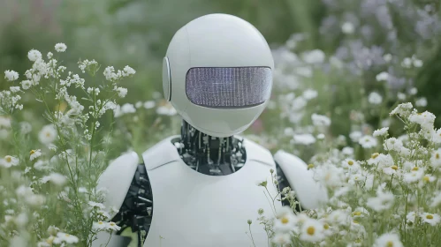 Android among Blossoms