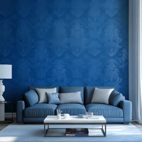 Blue Room with Sofa