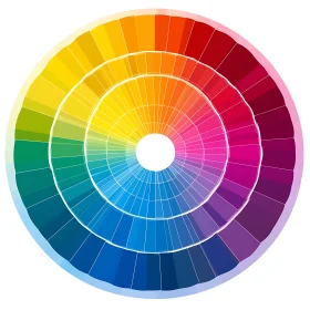 Circular Palette with Color Gradations