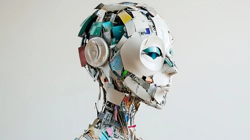 Electronic Waste Cyborg Art