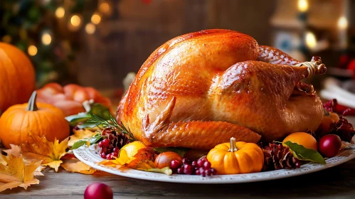 Autumnal Feast: A Thanksgiving Centerpiece