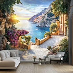 Coastal Serenity: Italian Seaside View