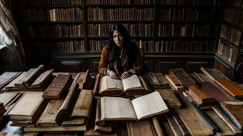 Ancient Library Study