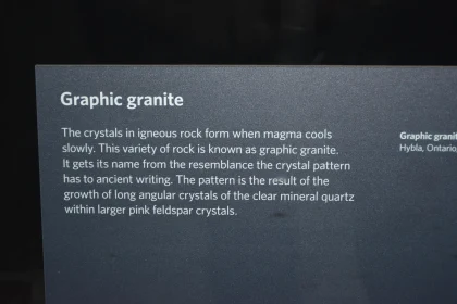 Deciphering Graphic Granite