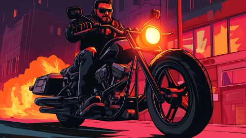 Night Rider: Motorcycle Journey