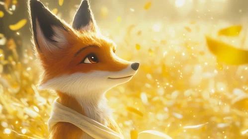 Fox in Golden Light