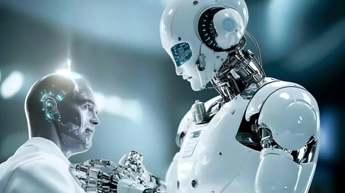 Humanoid Robot and Cyborg Communication